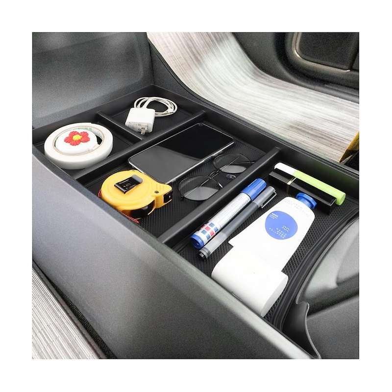 Center Console Lower Organizer Tray for R1t R1s 2022 2023 Accessories Armrest Organizer Insert Stora
