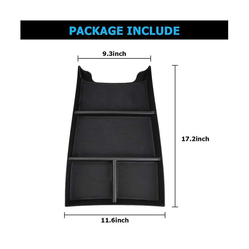 Center Console Lower Organizer Tray for R1t R1s 2022 2023 Accessories Armrest Organizer Insert Stora