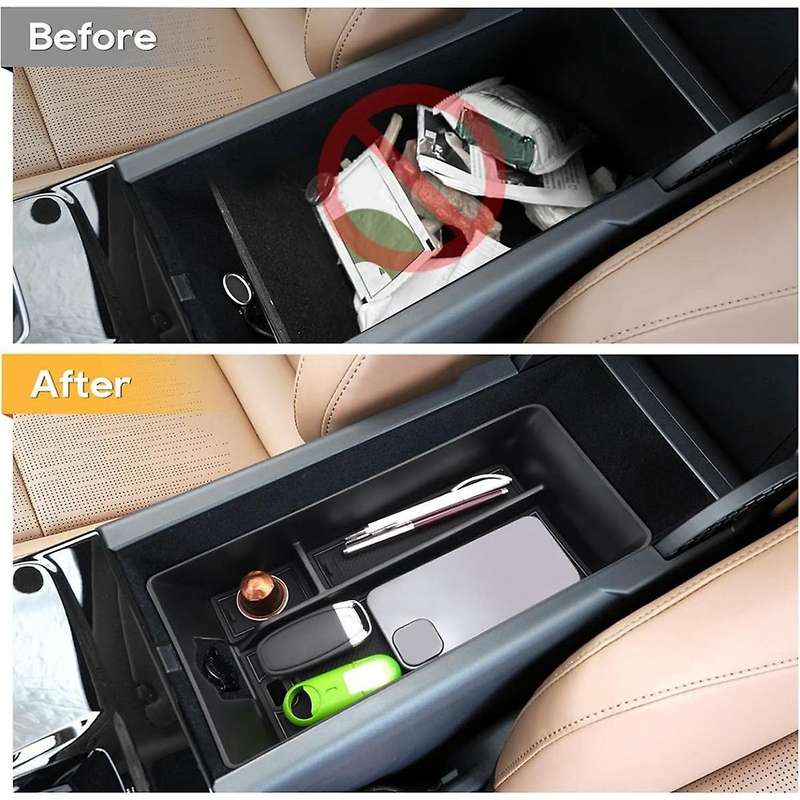 Center Console Organizer Armrest Storage Box Tray for LE/SE/XLE/XSE 2024 2025 Accessories