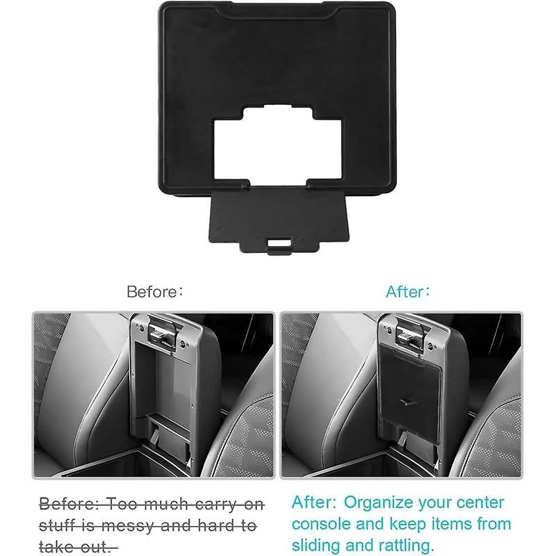 Center Console Organizer Armrest Hidden Storage Box for 2024 Accessories