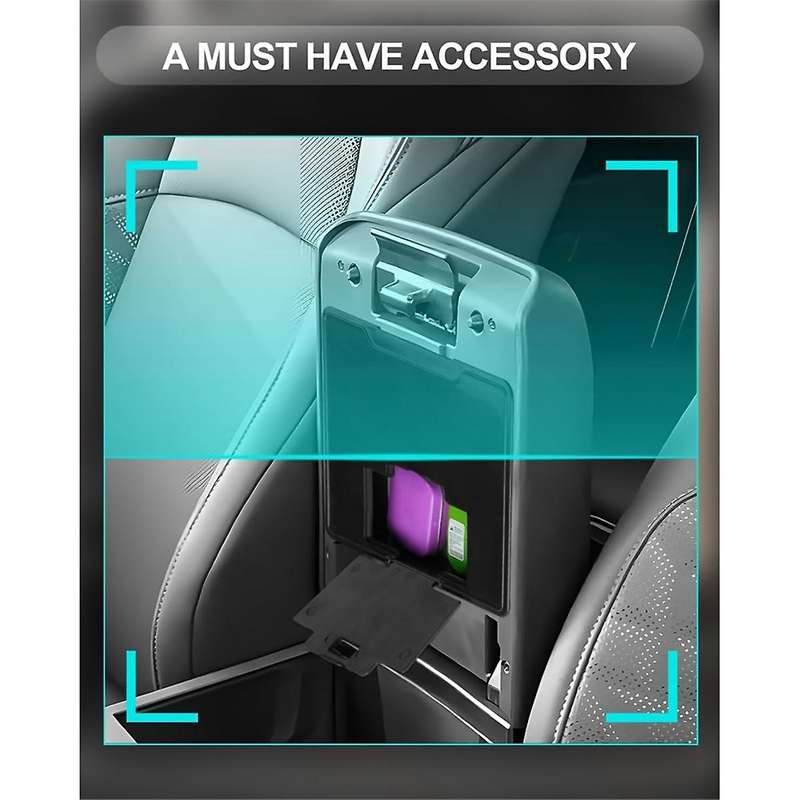Center Console Organizer Armrest Hidden Storage Box for 2024 Accessories