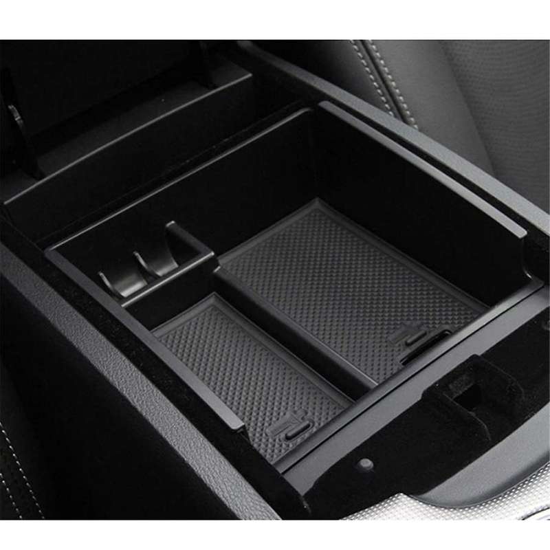 Center Console Organizer Armrest Storage Box Tray for Q50 2013-2018 Interior Accessories
