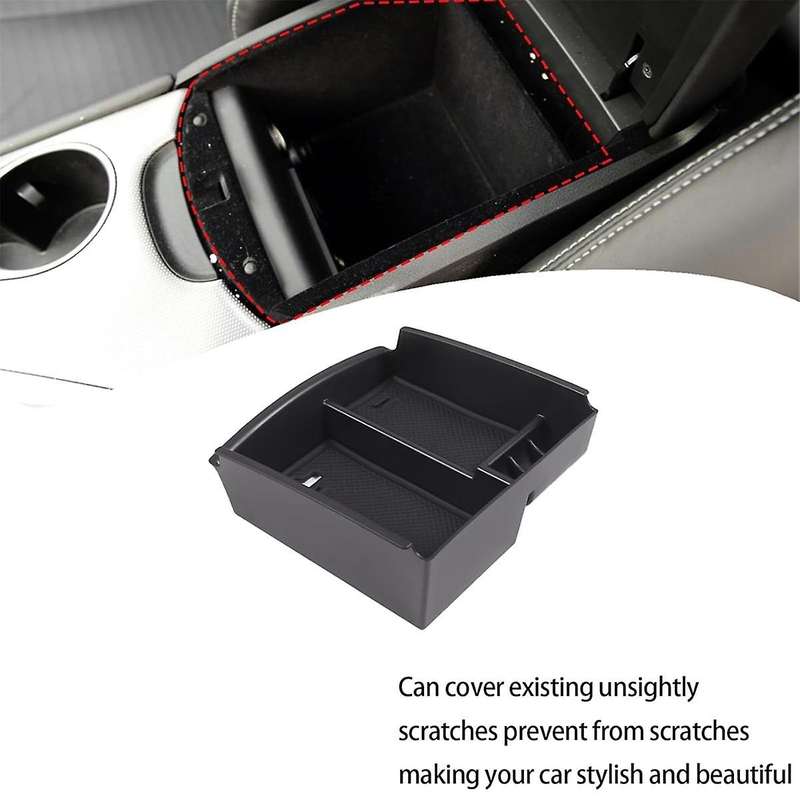 Center Console Organizer Armrest Storage Box Tray for Q50 2013-2018 Interior Accessories
