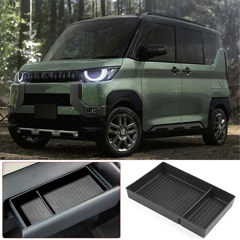 Center Console Organizer Armrest Storage Box Tray for Delica Mini 2023 2024 Interior Accessories