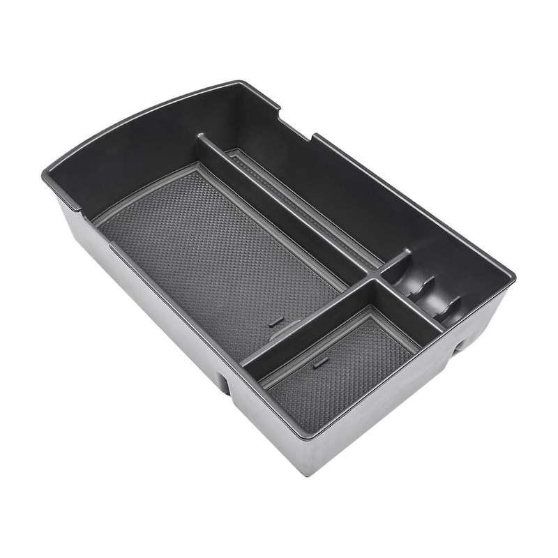Center Console Organizer for 2019-2024 Armrest Storage Box Tray Interior Accessories, Black
