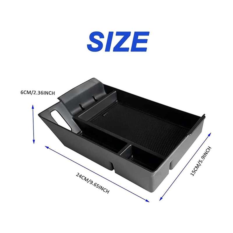 Center Console Organizer for 2021 2022 Sienna Xl40 Armrest Insert Secondary Storage Box Tray Access