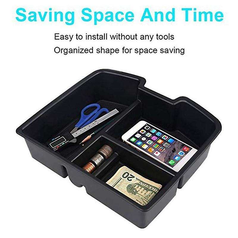 Center Console Organizer Armrest Storage Tray for 2007-2014