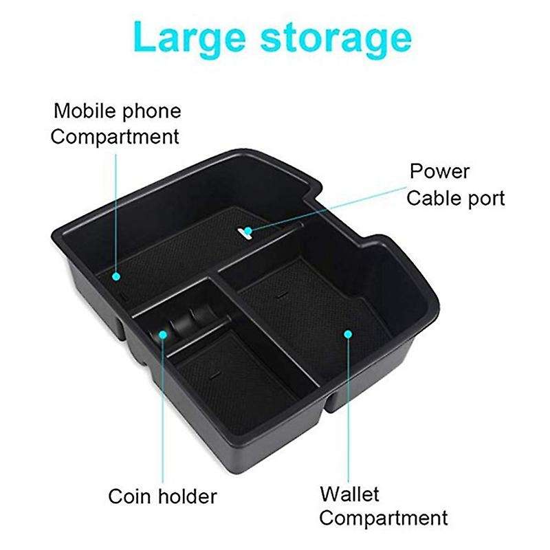 Center Console Organizer Armrest Storage Tray for 2007-2014