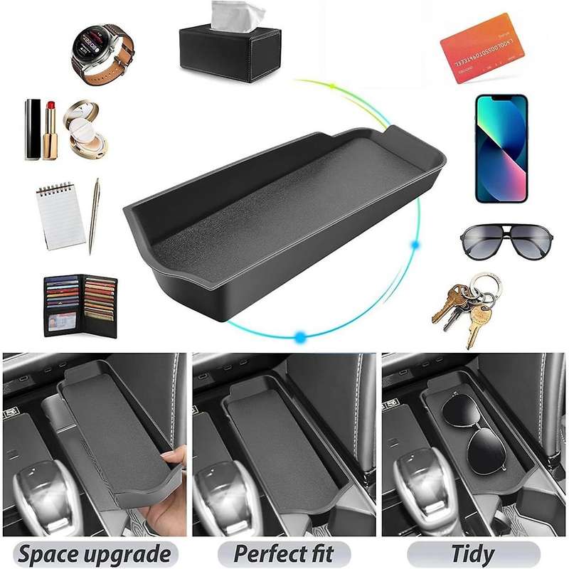Center Console Organizer for 2024 2025 LE/SE/XLE/XSE Console Tray Storage Box Accessories
