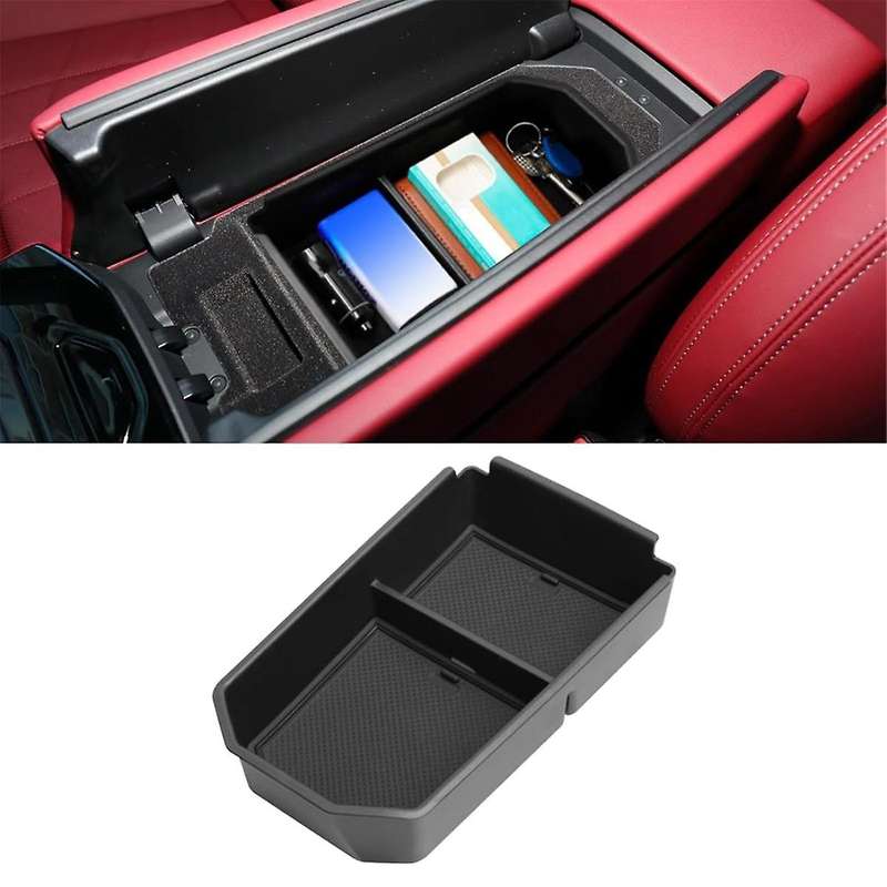 Center Console Organizer for 5 Series G60 2024 Armrest Storage Box Tray Interior Accessories