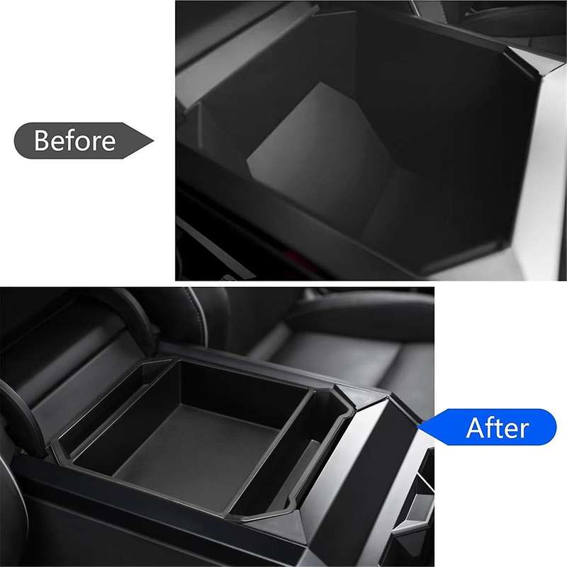 Center Console Organizer for Cybertruck 2024 Armrest Storage Box Tray Interior Accessories