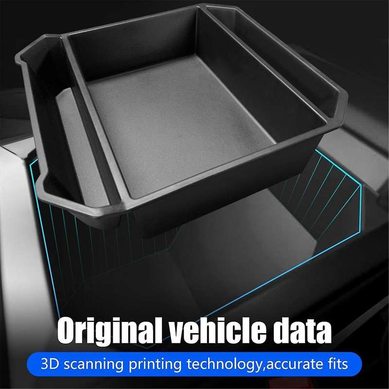 Center Console Organizer for Cybertruck 2024 Armrest Storage Box Tray Interior Accessories