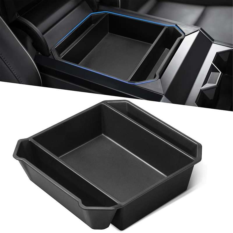 Center Console Organizer for Cybertruck 2024 Armrest Storage Box Tray Interior Accessories