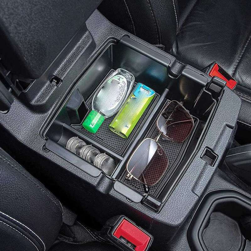 Center Console Organizer for Wrangler JL JLU & Gladiator JT 2018-2021 Armrest Storage Interior Box