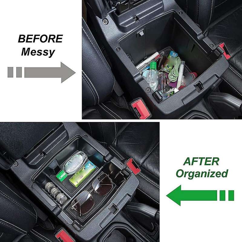 Center Console Organizer for Wrangler JL JLU & Gladiator JT 2018-2021 Armrest Storage Interior Box
