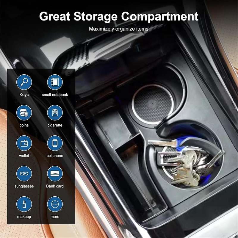 Center Console Organizer for GLC Class X254 2023 2024 Storage Box Tray Interior Accessories