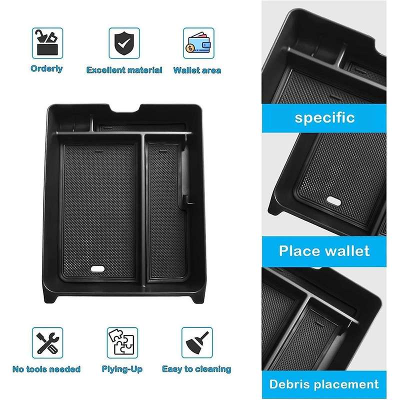 Center Console Organizer for Pilot 2023 2024 Accessories, Console Tray Armrest Container Storage Box