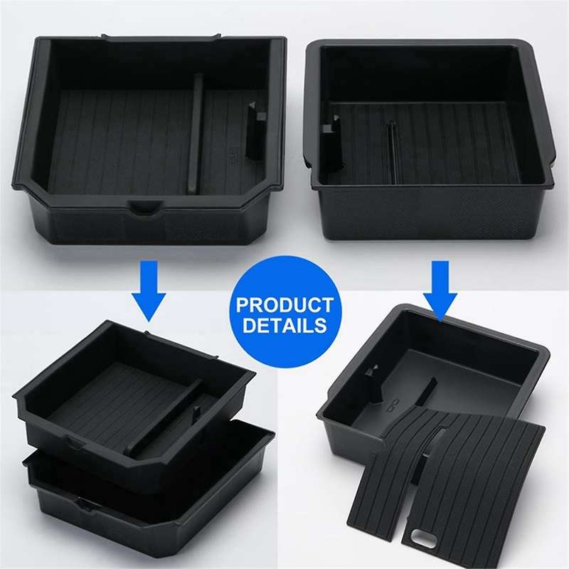 Center Console Organizer Lower Bottom Storage Tray Armrest Storage Box for 2024 Accessories