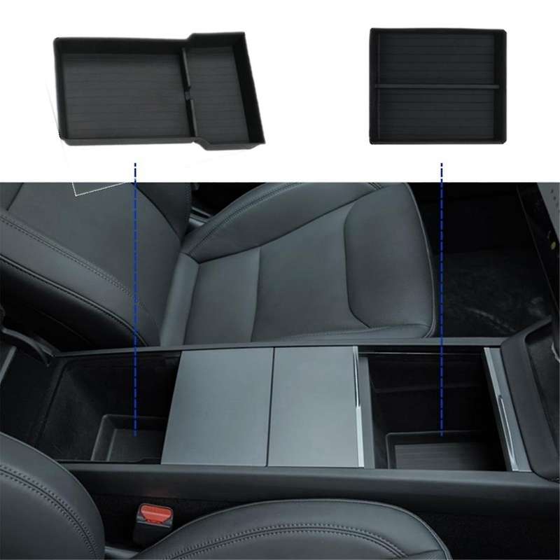 Center Console Organizer Lower Bottom Storage Tray Armrest Storage Box for 2024 Accessories