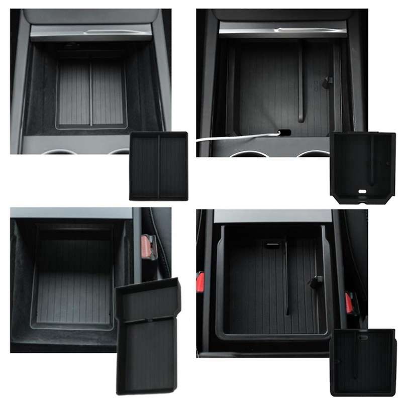 Center Console Organizer Lower Bottom Storage Tray Armrest Storage Box for 2024 Accessories