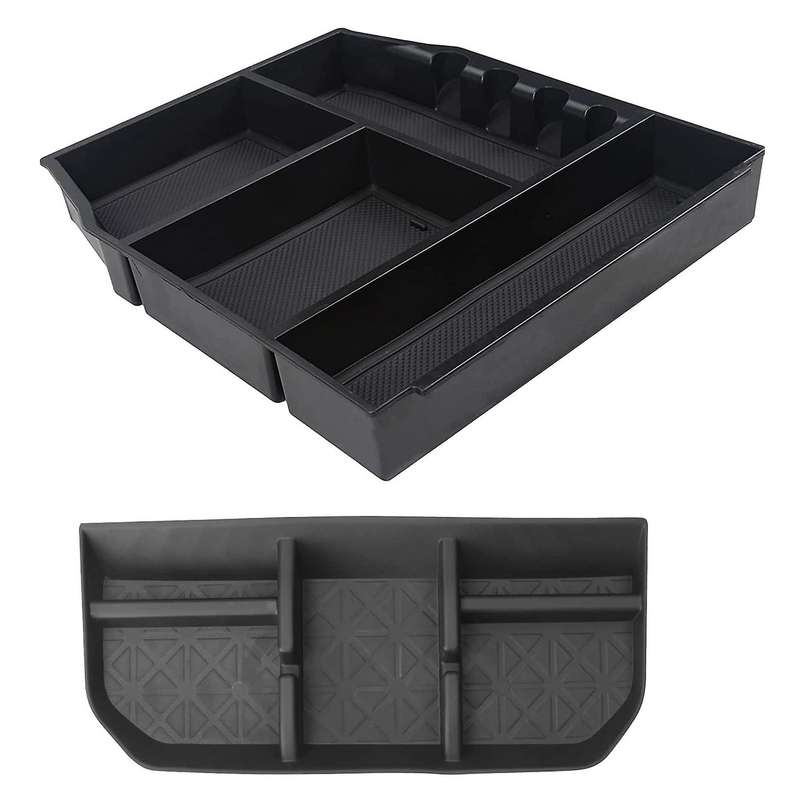 Center Console Organizer Tray & Dashboard Storage Box Mat for 2021 Car Armrest Storage Box Accessori