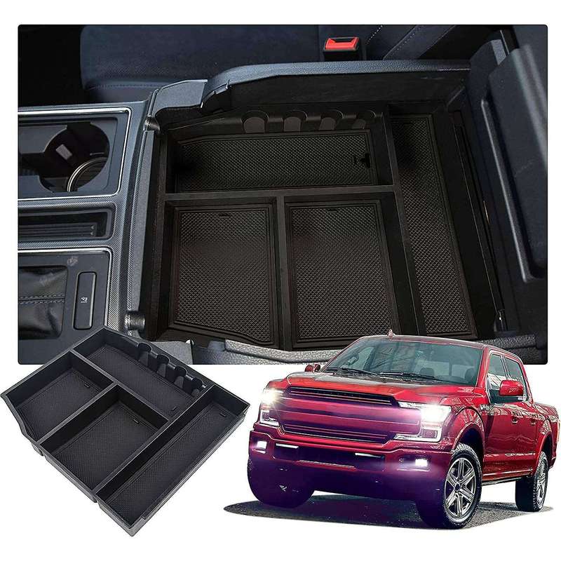 Center Console Organizer Tray & Dashboard Storage Box Mat for 2021 Car Armrest Storage Box Accessori