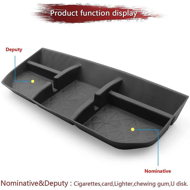 Center Console Organizer Tray & Dashboard Storage Box Mat for 2021 Car Armrest Storage Box Accessori