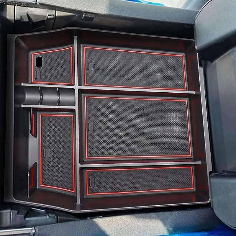 Center Console Organizer Tray for 2021 2022 Accessories Secondary Storage Armrest Box Insert Drawer,