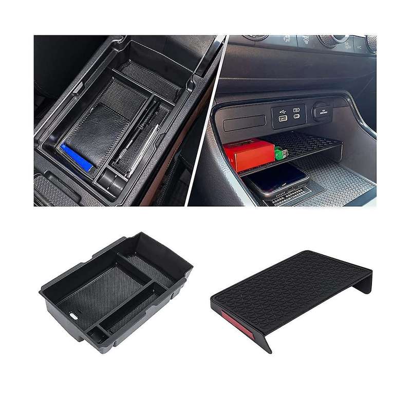 Center Console Organizer Tray and Armrest Storage Box for 2023 -v Accessories Insert Secondary