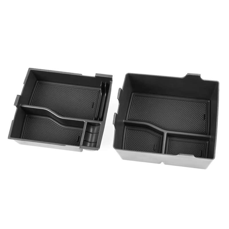Center Console Organizer Tray for 2022 2023 2024 Accessories Armrest Storage Box Coin Container 2PC