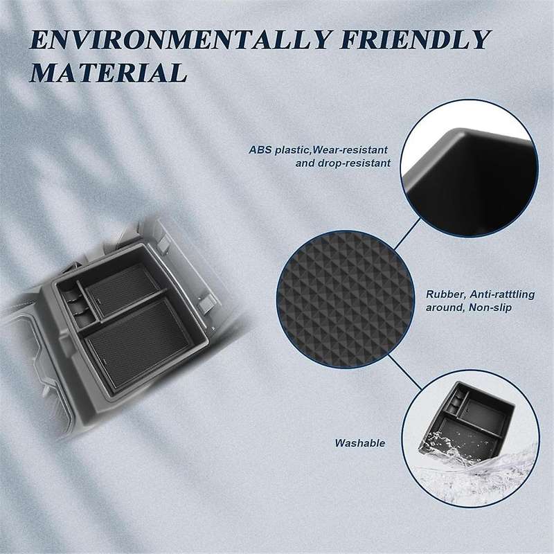 Center Console Organizer Tray for 2024 Armrest Tray Storage Box Accessories
