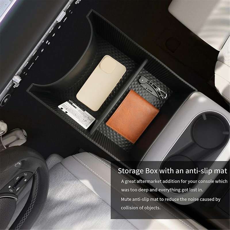 Center Console Organizer Tray for Ioniq 5 2022-2024 Lower Center Console Storage Box Accessories