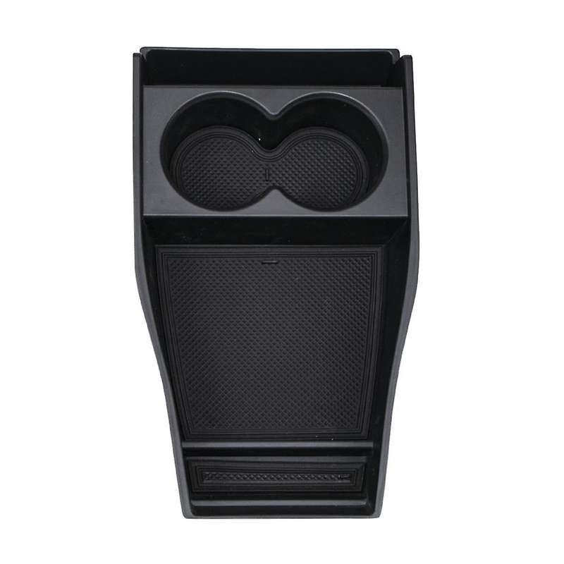 Center Console Organizer with Cup Holder and Non-Slip Mat Lower Tray Accessories for Ioniq 5 2022-20