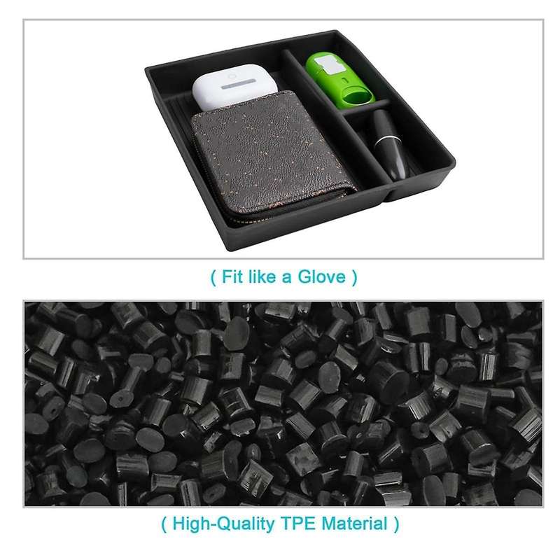 Center Console Organizer Trays for 2024 Console Armrest Hidden Drawer Storage Box Accessories