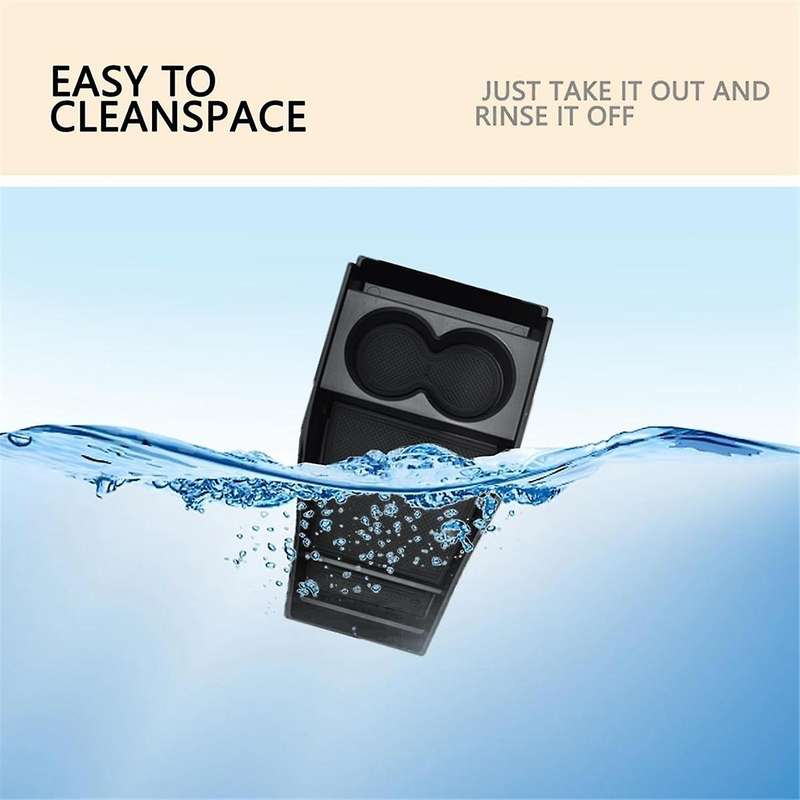 Center Console Organizer with Cup Holder and Non-Slip Mat Lower Tray Accessories for Ioniq 5 2022-2