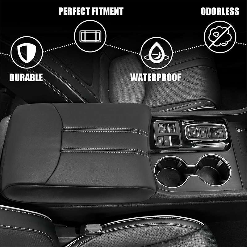 Center Console Pad Armrest Box Cover for Pilot 2023 2024, Center Console Cushion Protector Accessor