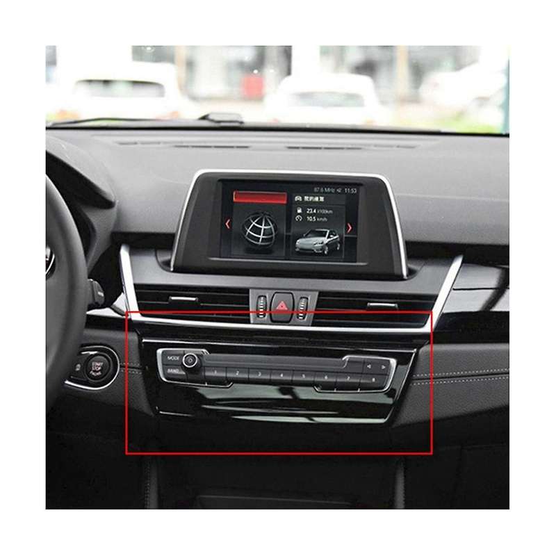 Center Console Volume Control Panel Cover Trim for 2 Series Carbon Fiber Style F45 F46 218i 2015-20