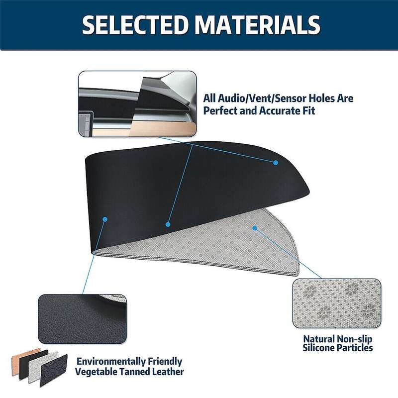 Center Console Sun Protection Pad Instrument Panel Light-proof Pad Sunshade and Sun Protection for M