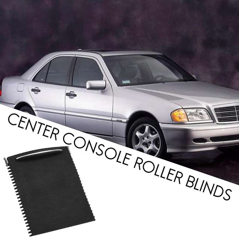 Center Console Sliding Shutters Cup Holder Roller Shutter Cover for - C-Class W203 2000-2007 2036800