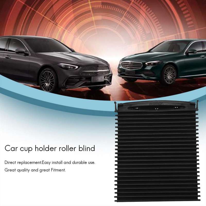 Center Console Sliding Shutters Cup Holder Roller Shutter Cover for - C-Class W203 2000-2007 2036800