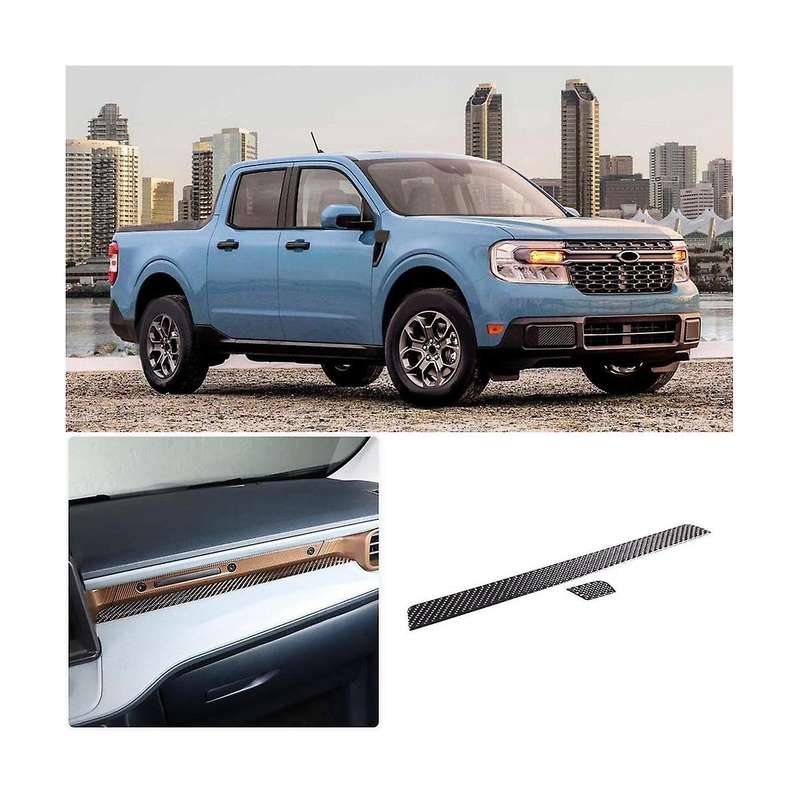 Center Control Panel Dashboard Strips Trim Decal Stickers for 2022 2023 Accessories - Soft Carbon F