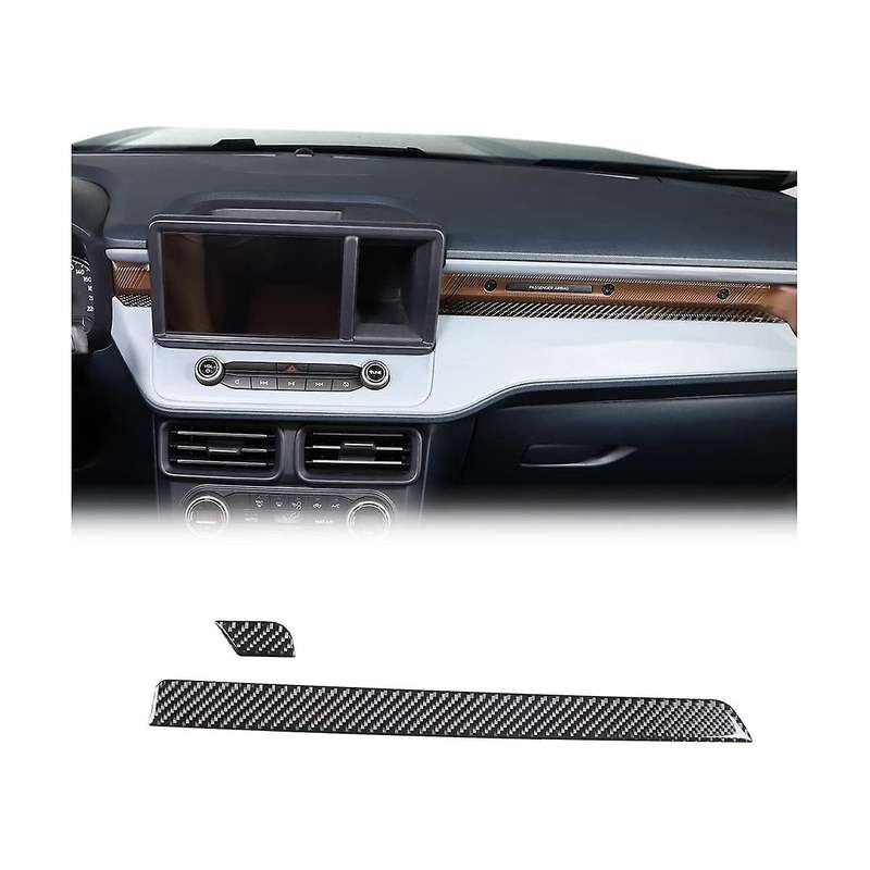 Center Control Panel Dashboard Strips Trim Decal Stickers for 2022 2023 Accessories - Soft Carbon F