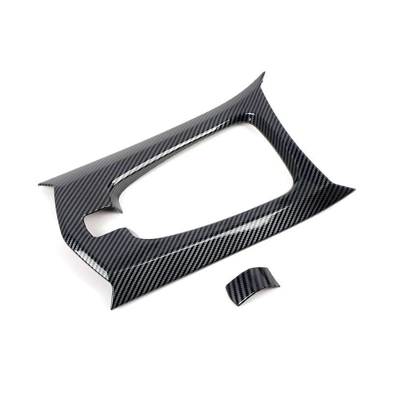 Center Control Gear Panel Cover Trim for 2008 2009 2010 2011 2012 2013 Accessories - Abs Carbon Fib