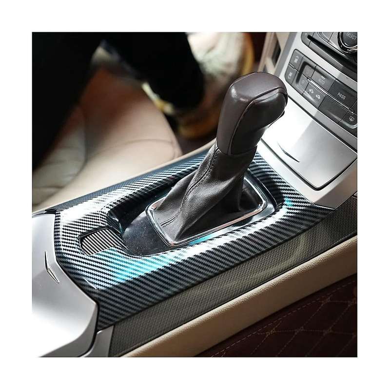 Center Control Gear Panel Cover Trim for 2008 2009 2010 2011 2012 2013 Accessories - Abs Carbon Fib