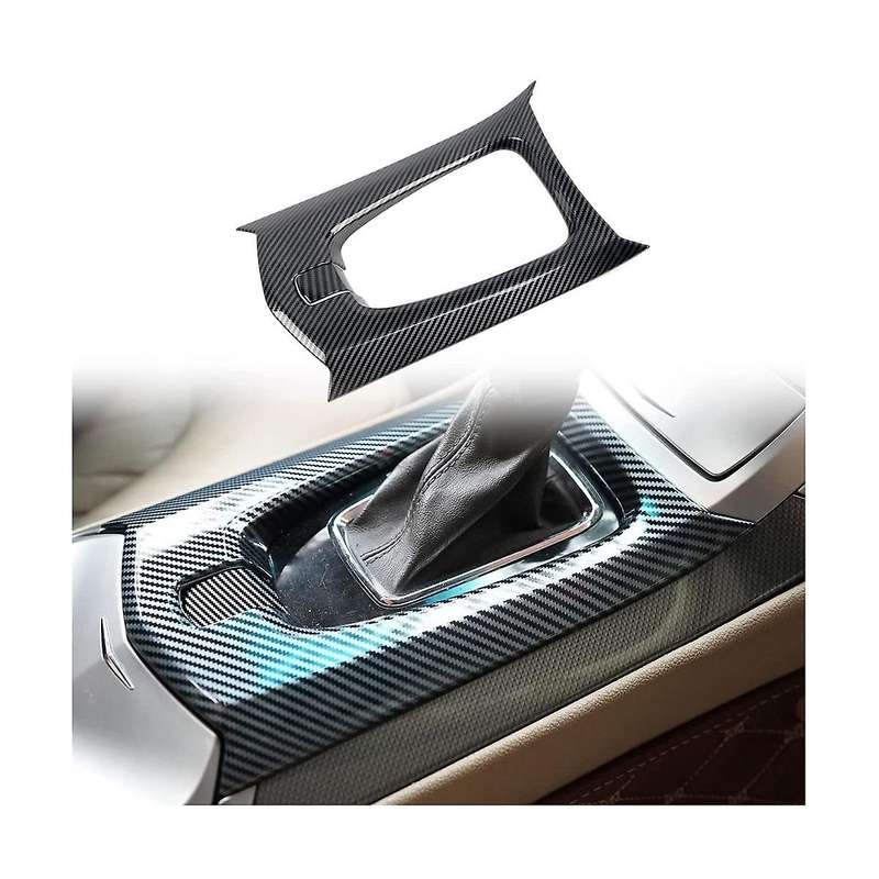 Center Control Gear Panel Cover Trim for 2008 2009 2010 2011 2012 2013 Accessories - Abs Carbon Fib