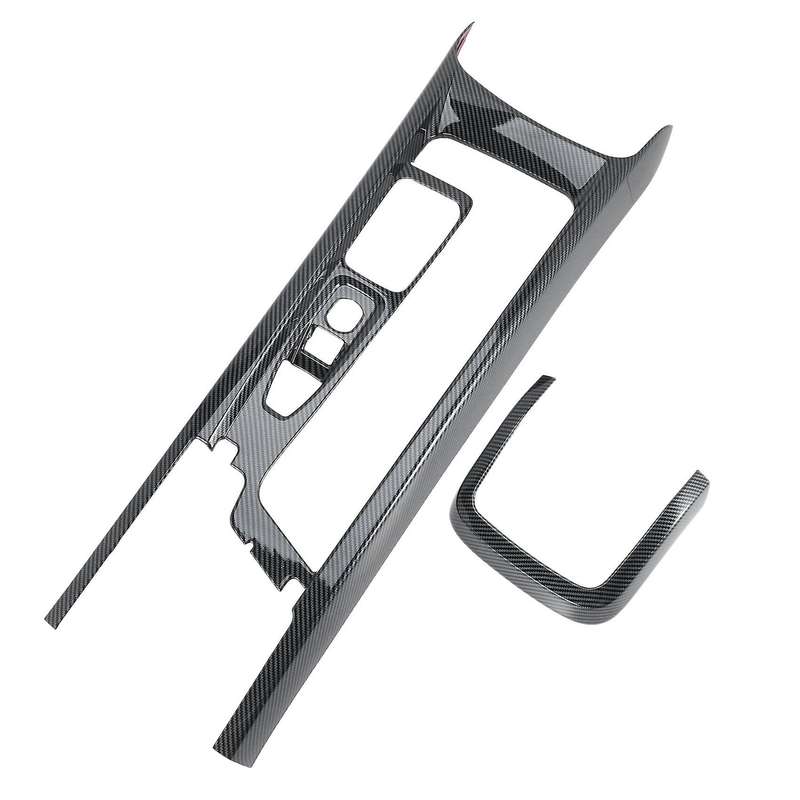 Center Control Gearshift Armrest Box Frame Cover Trim Accessories for XC60 2018 2019 Carbon Fiber