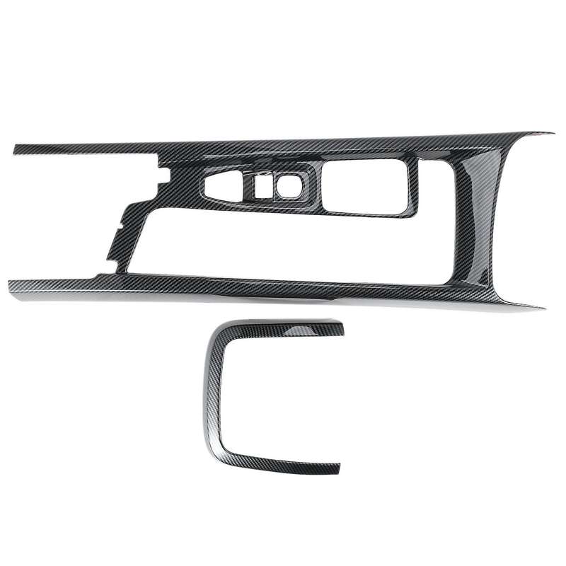 Center Control Gearshift Armrest Box Frame Cover Trim Accessories for XC60 2018 2019 Carbon Fiber