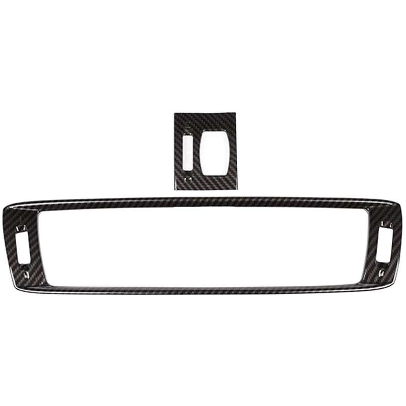 Center Control Air Outlet Decoration Frame Cover Trim for - X3 F25 Carbon Fiber Style Air Conditione