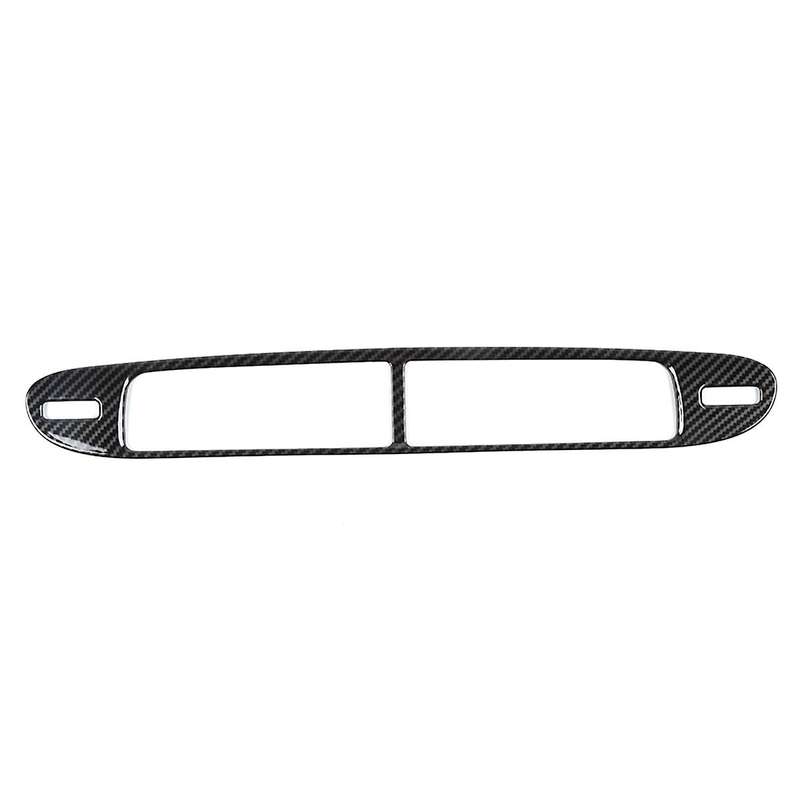Central Air Outlet Panel Decoration Cover Stickers Interior Accessories for 2010-2015,Carbon Fiber