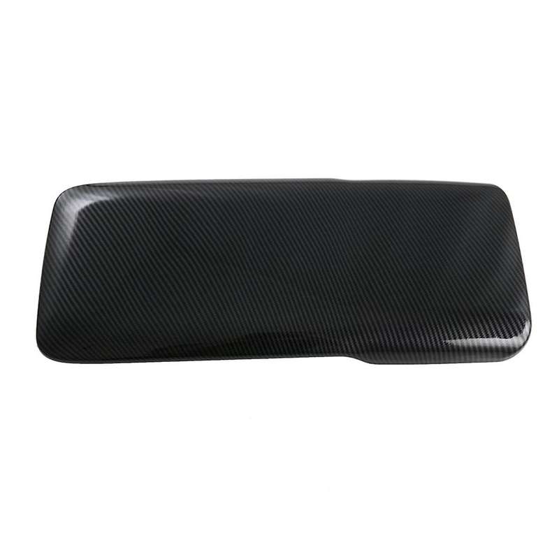 Central Console Armrest Box Cover Trim for 2024 2025 Interior Accessories Carbon Fiber